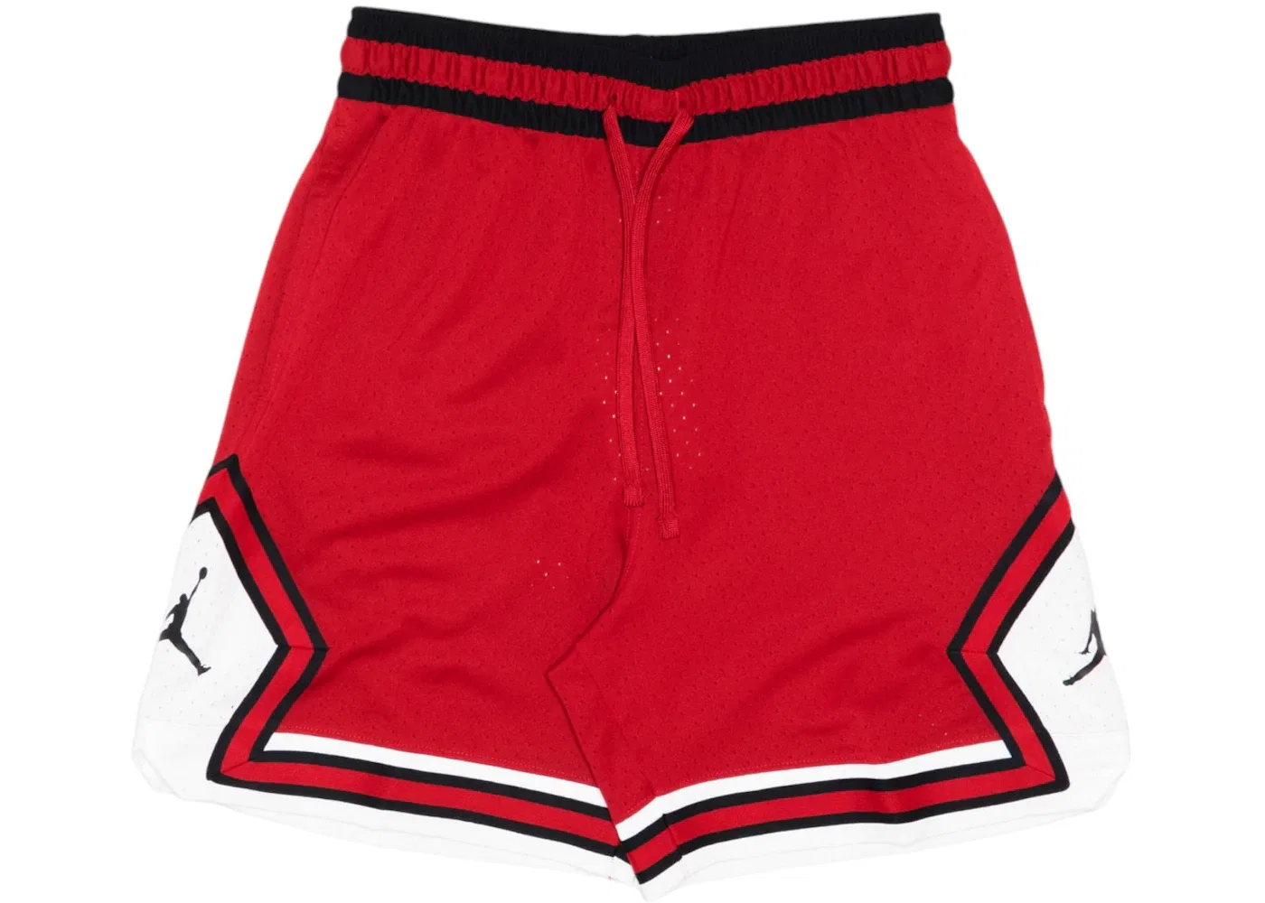 Мужские шорты с сетчатым материалом Dri-FIT Jordan Sport Diamond Mesh Red/Black/White