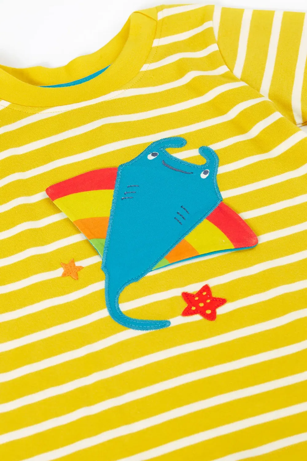 Футболка интерактивная Easy on Frugi, Yellow — фото 3