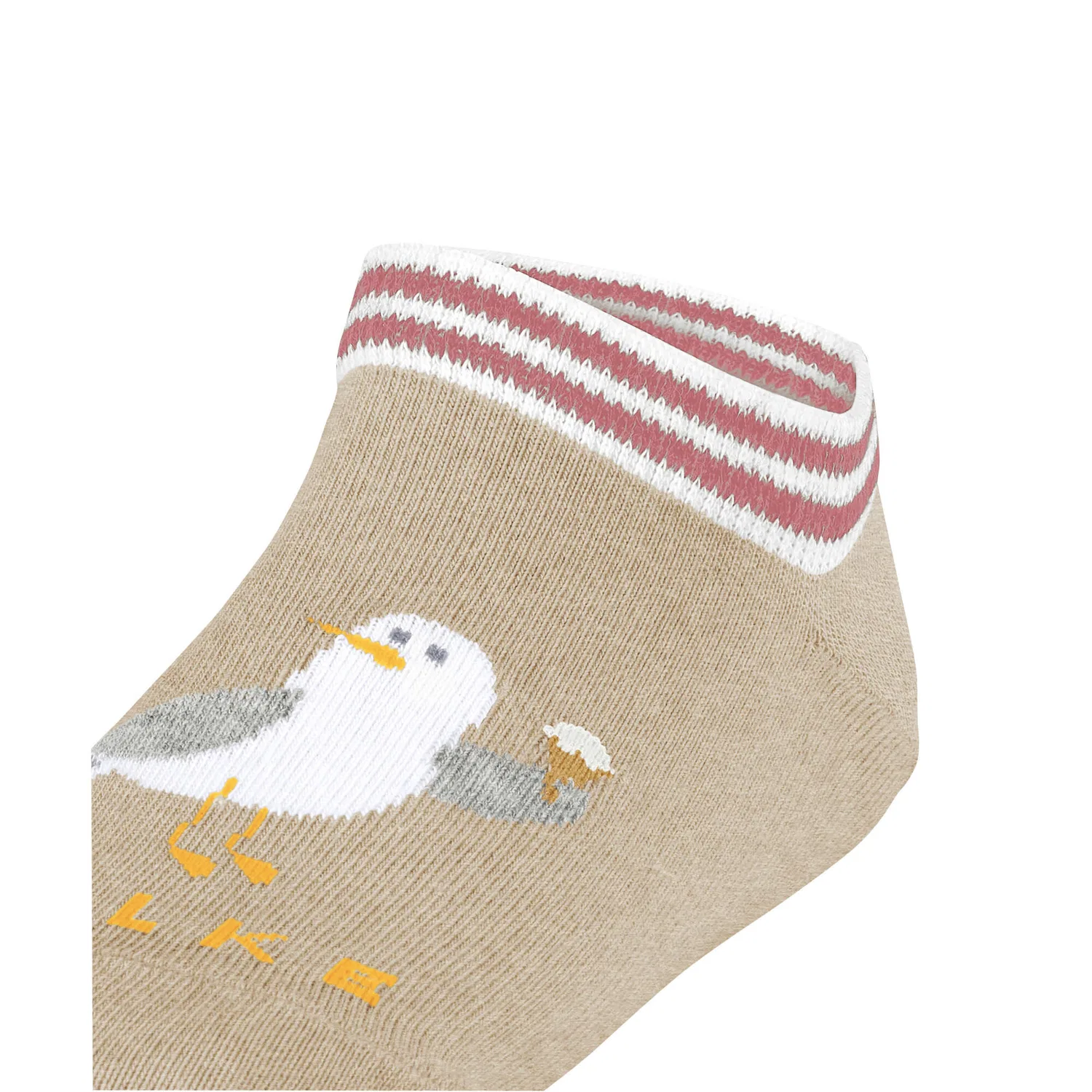 Детские носки с принтом Seagull Icecream Falke, Beige — фото 4