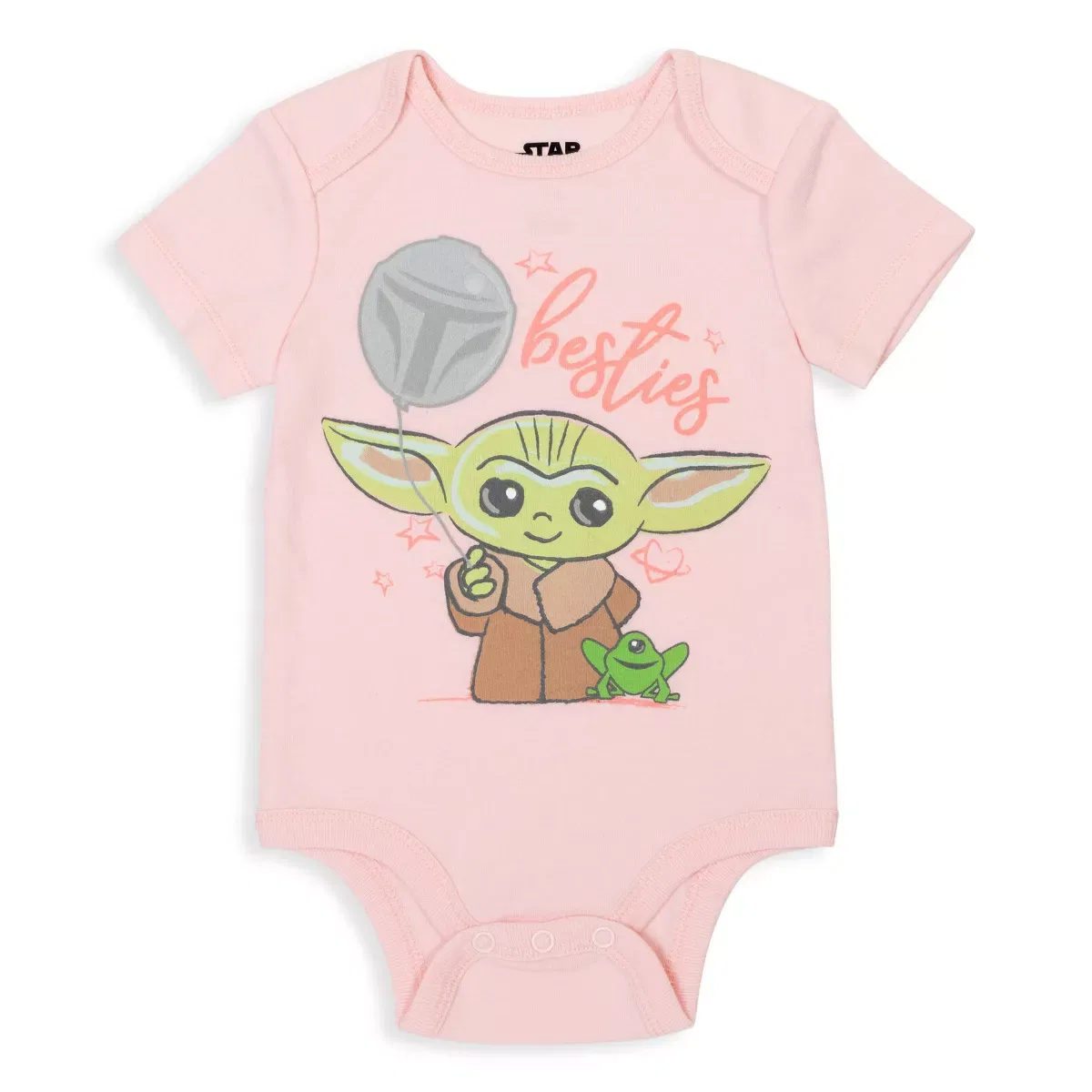 Детский боди-комбинезон с коротким рукавом с принтом набор 5 шт Star Wars, Baby Grogu — фото 2