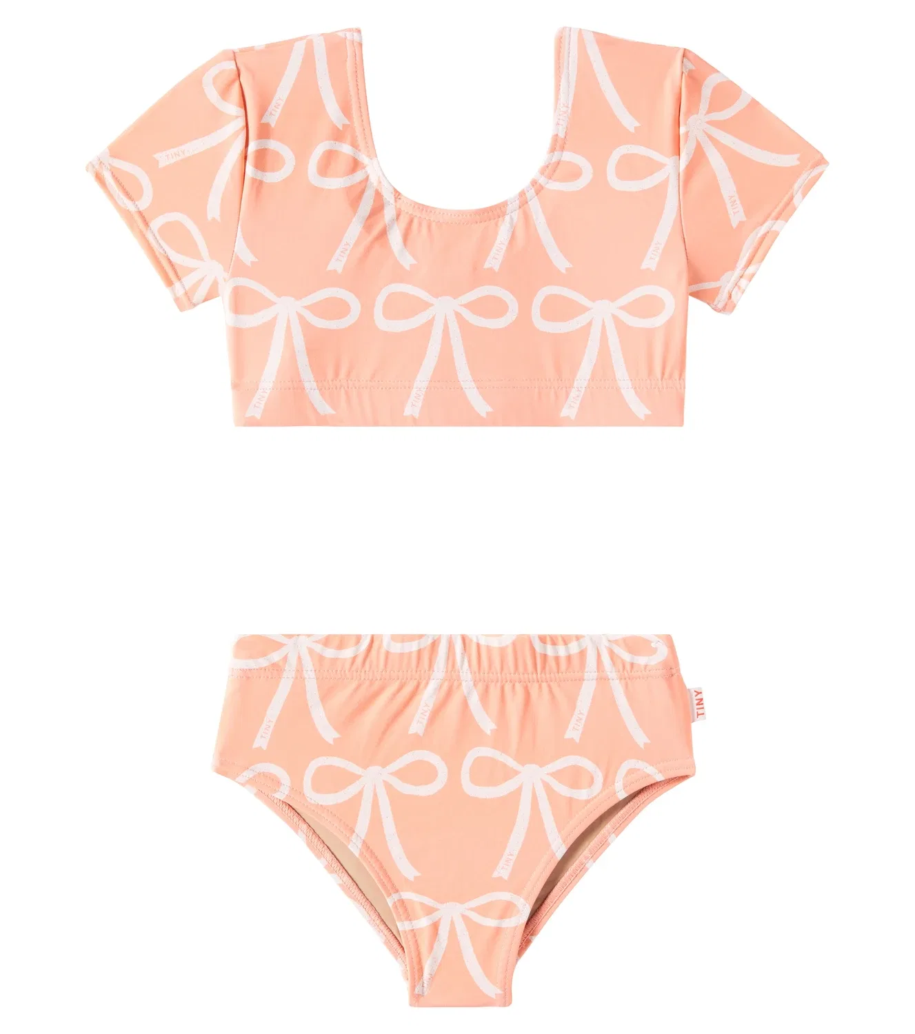 Комплект бикини с бантами Tinycottons, Papaya