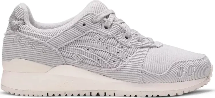 

Кроссовки wmns gel lyte 3 og 'corduroy - oyster grey' Asics, серый