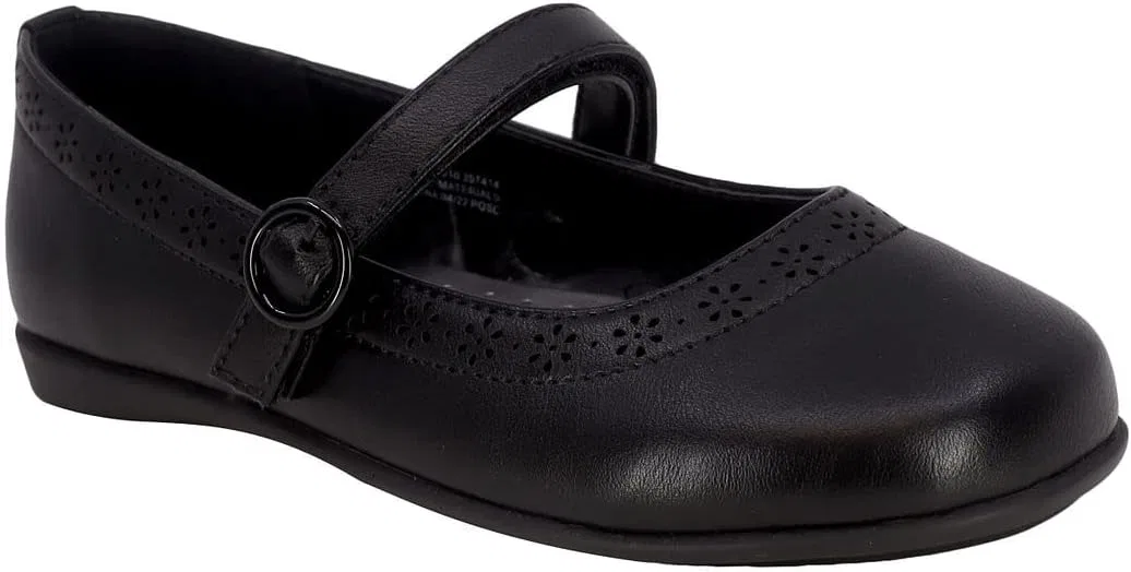 Детские туфли для девочек Mary Jane London Fog, Matt Black