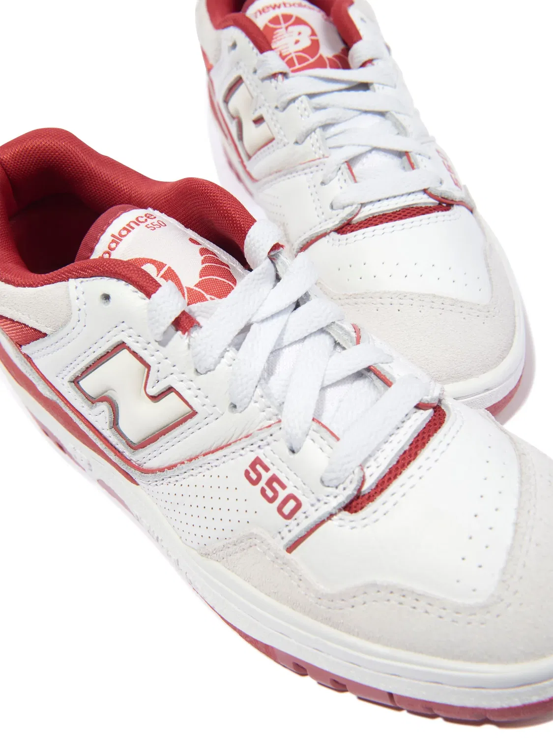 Кроссовки с принтом 550 New Balance, белый — фото 2