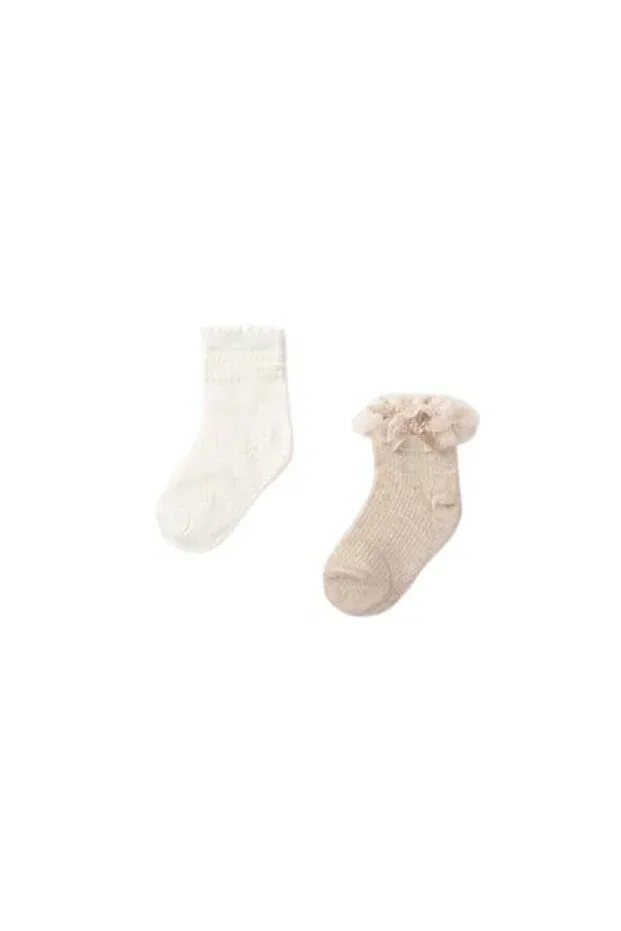 Детские носки для девочек хлопковые Mayoral, Beige