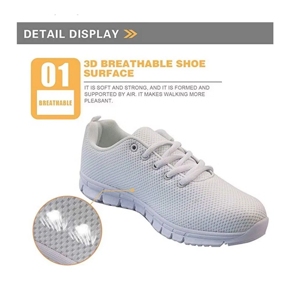 Детские кроссовки для девочек с принтом Christmas Holiday Fashion Sneakers, Christmas Tree Print Odhhgdf — фото 4