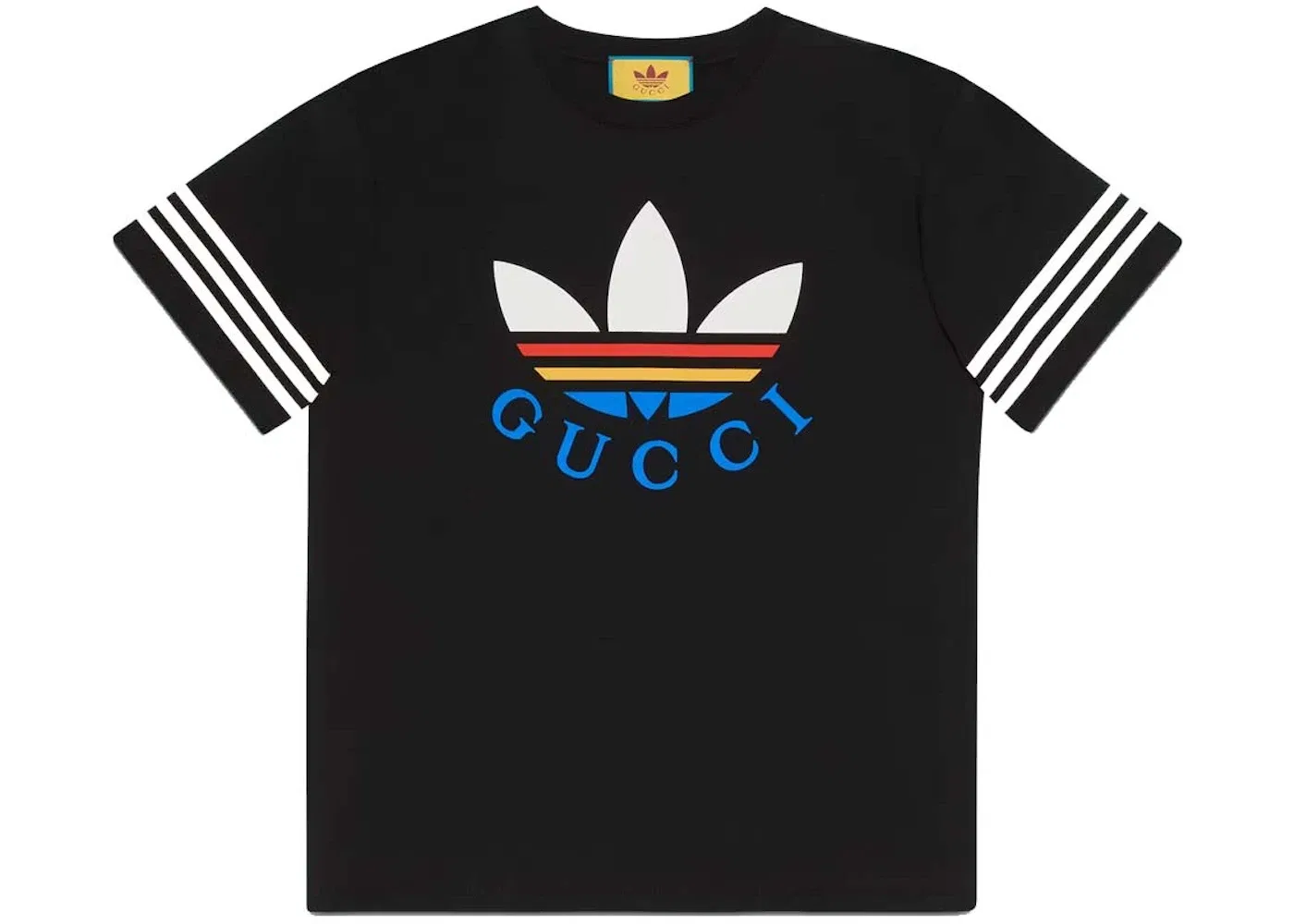 Мужская футболка с принтом T-shirt Gucci, Black/Multicolor