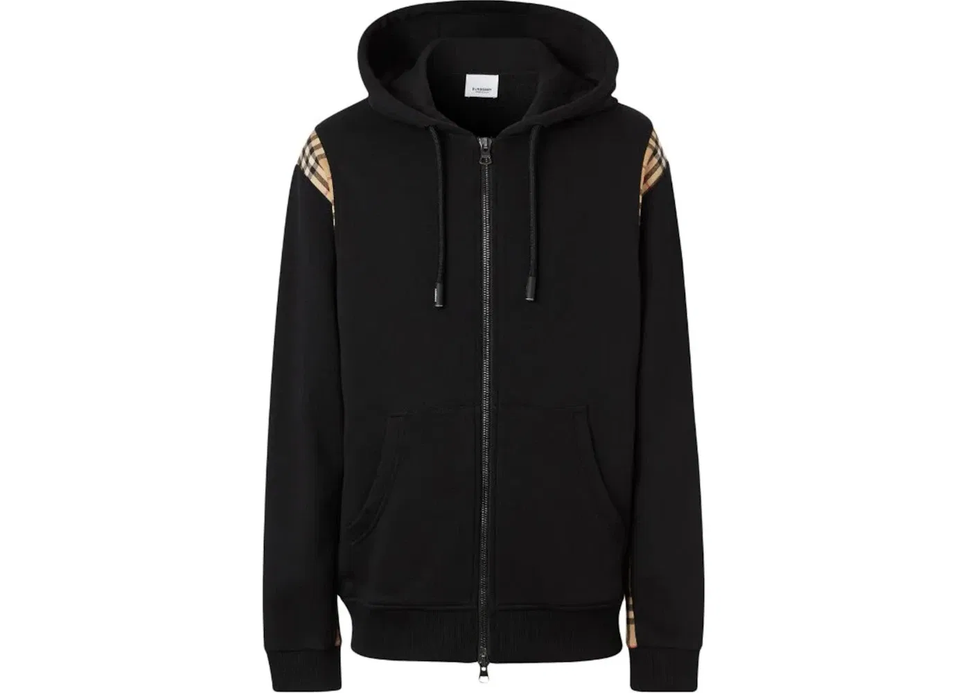 Мужская худи с принтом Hoodie Burberry, Black/Beige