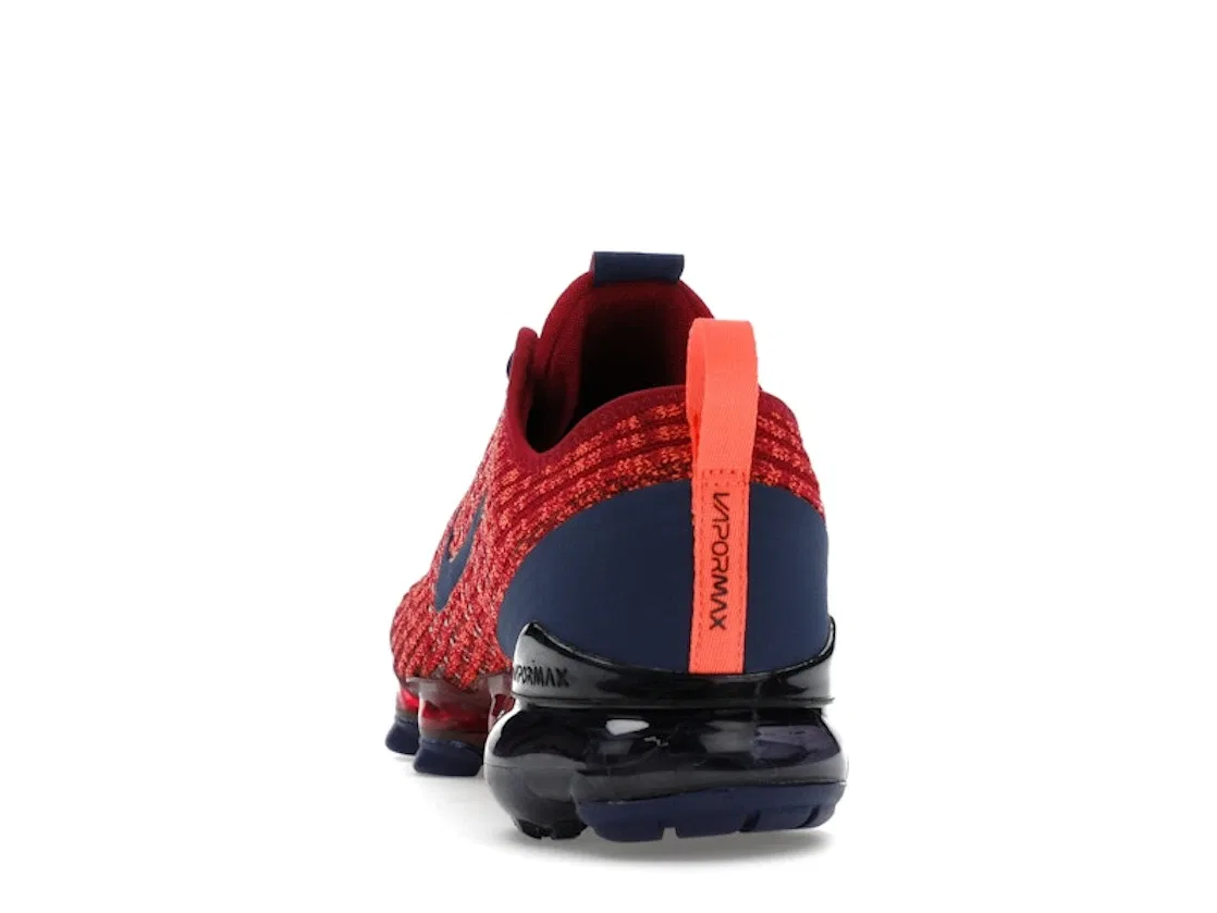 Детские кроссовки Lifestyle Nike Air VaporMax Flyknit 3 Nike, Noble Red/Blue Void — фото 4