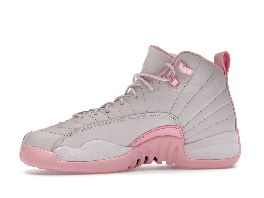 Детские кроссовки Lifestyle с длинным рукавом Jordan 12 Retro Jordan, Pearl Pink/Medium Soft Pink — фото 3