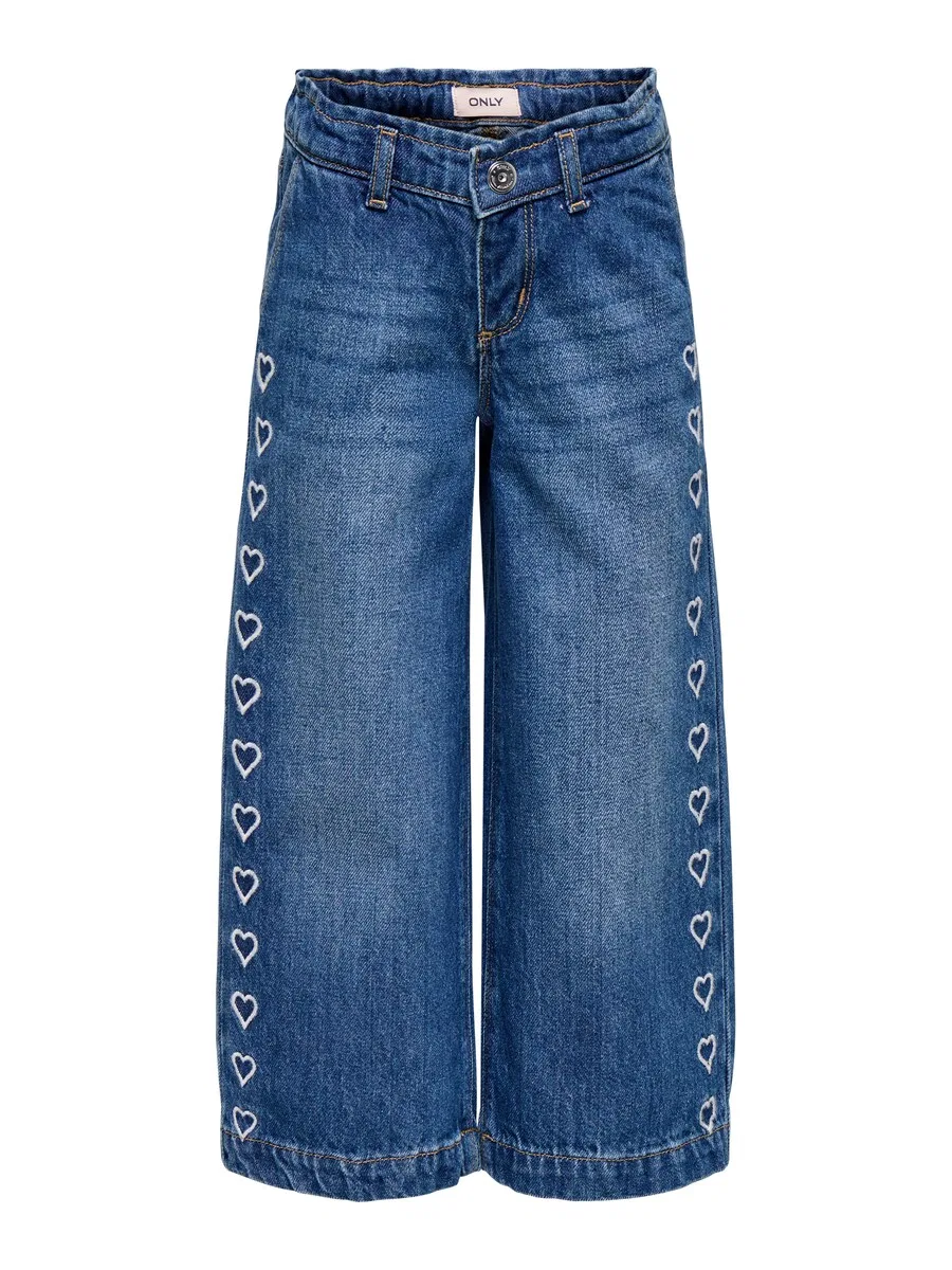 Джинсы Only Mini Wide leg Jeans 'KMGComet' синего цвета