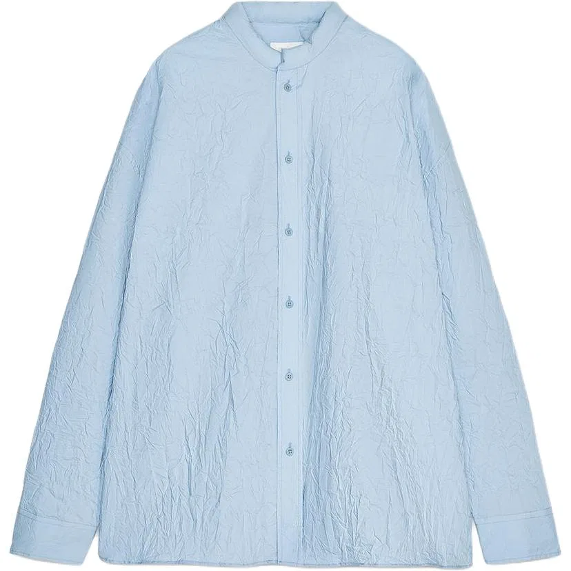 Рубашка с длинным рукавом ZARA x LINFANGLUTEBIEHEZUO Fanglu Lin, Light Blue