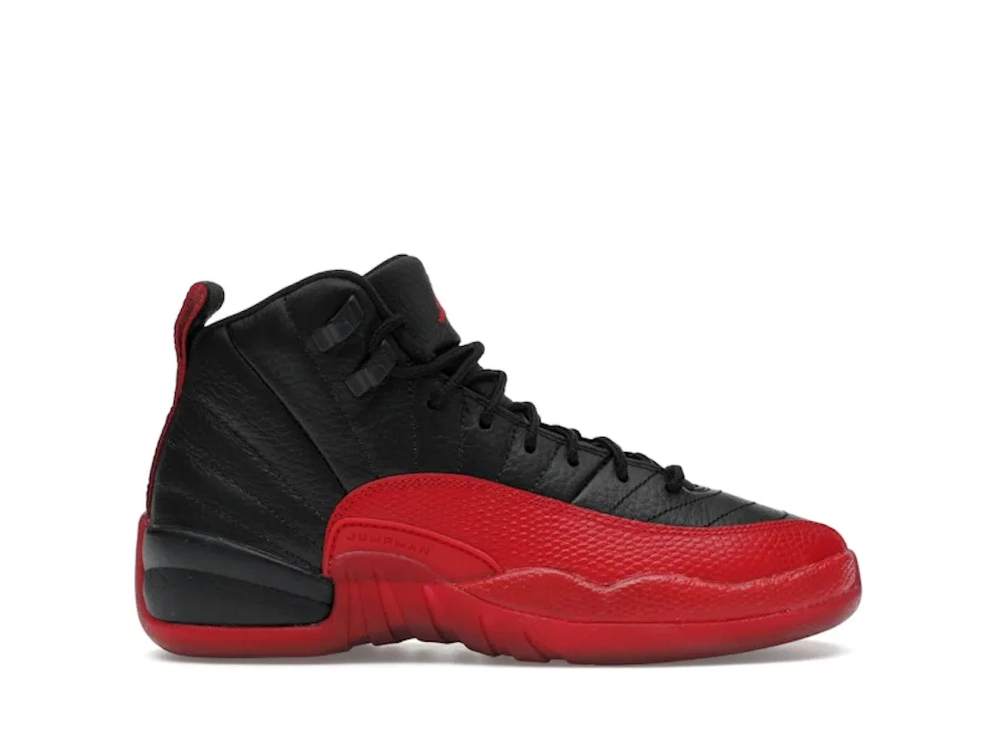 Детские кроссовки с принтом Jordan 12 Retro Jordan, Black/Varsity Red