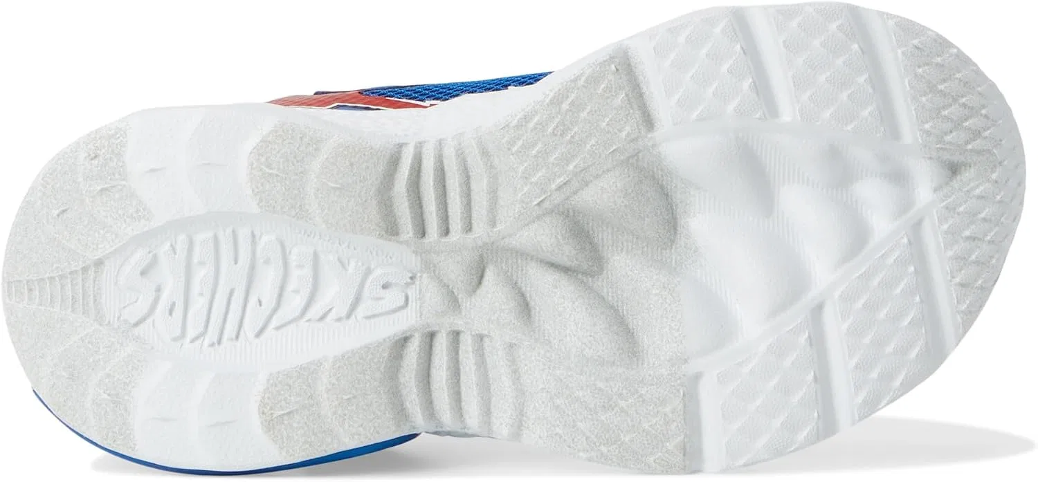 Детские кроссовки для мальчиков с принтом Creature-Crawlers Skechers, Blue/Red — фото 4