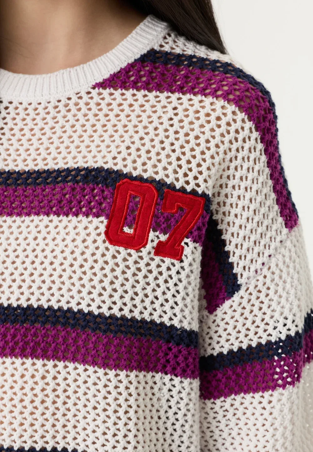 Подростковые женские пуловеры - футболка с принтом Garcia, Off White — фото 4
