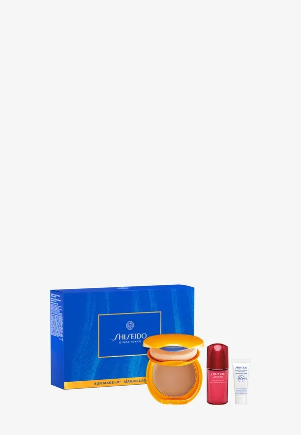 Набор для загара компактный бронзовый с SPF 10 Tanning compact bronze set Shiseido