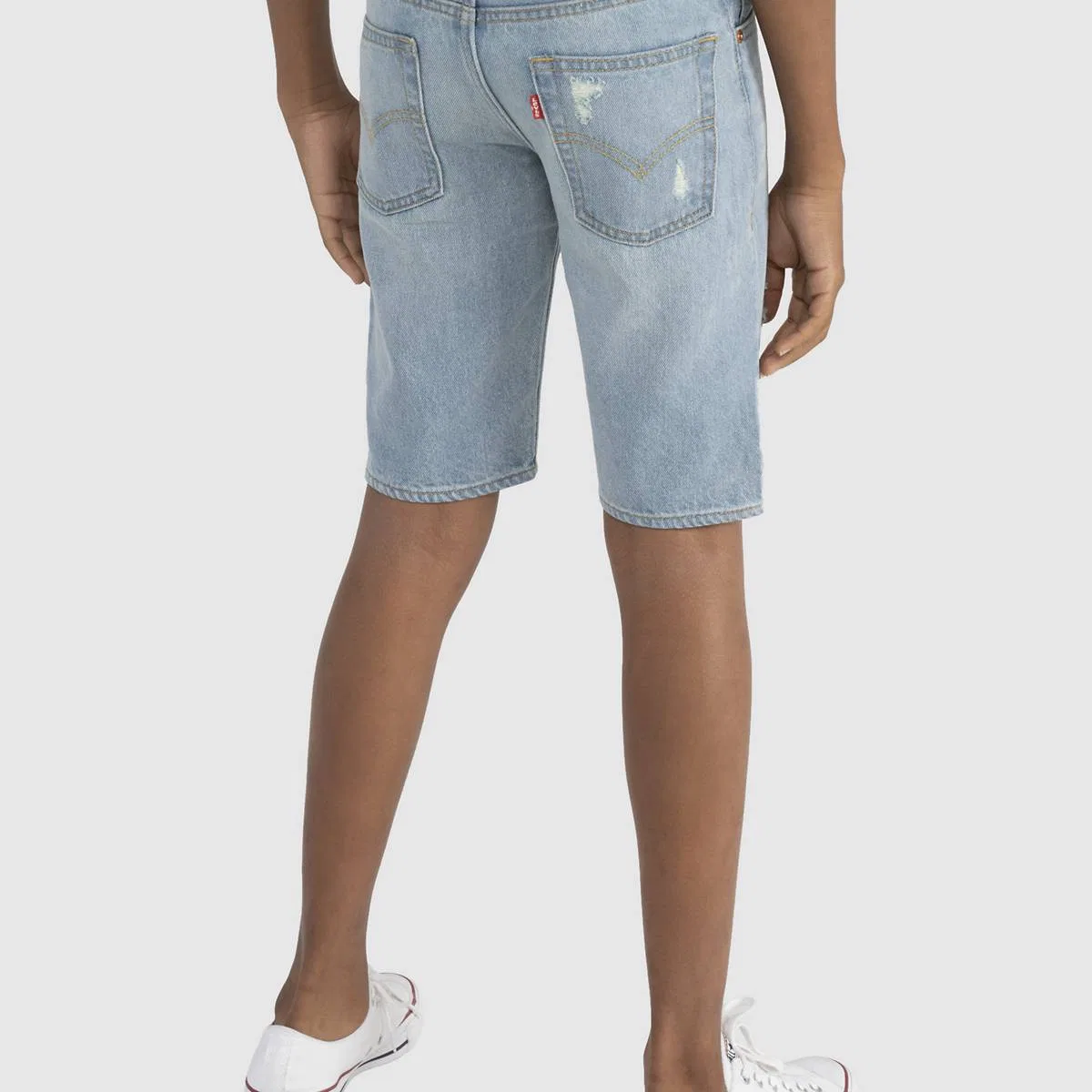 Шорты для мальчиков 8-20 лет, размер 511, нестандартные Levi's, Newport Festival - Light Wash — фото 3