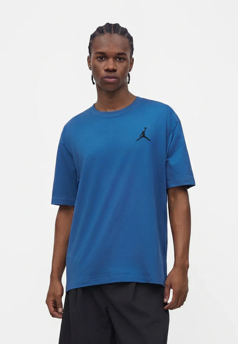 Футболка Jumpman Crew - базовая модель Jordan, True Blue/Black
