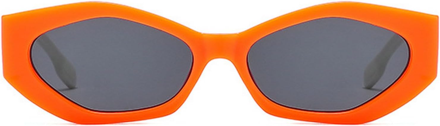 

Популярные модные солнцезащитные очки «кошачий глаз» в форме многоугольника для женщин, ретро-очки овальной формы с разноцветными линзами, солнцезащитные очки UV400 для мужчин mincl, C4