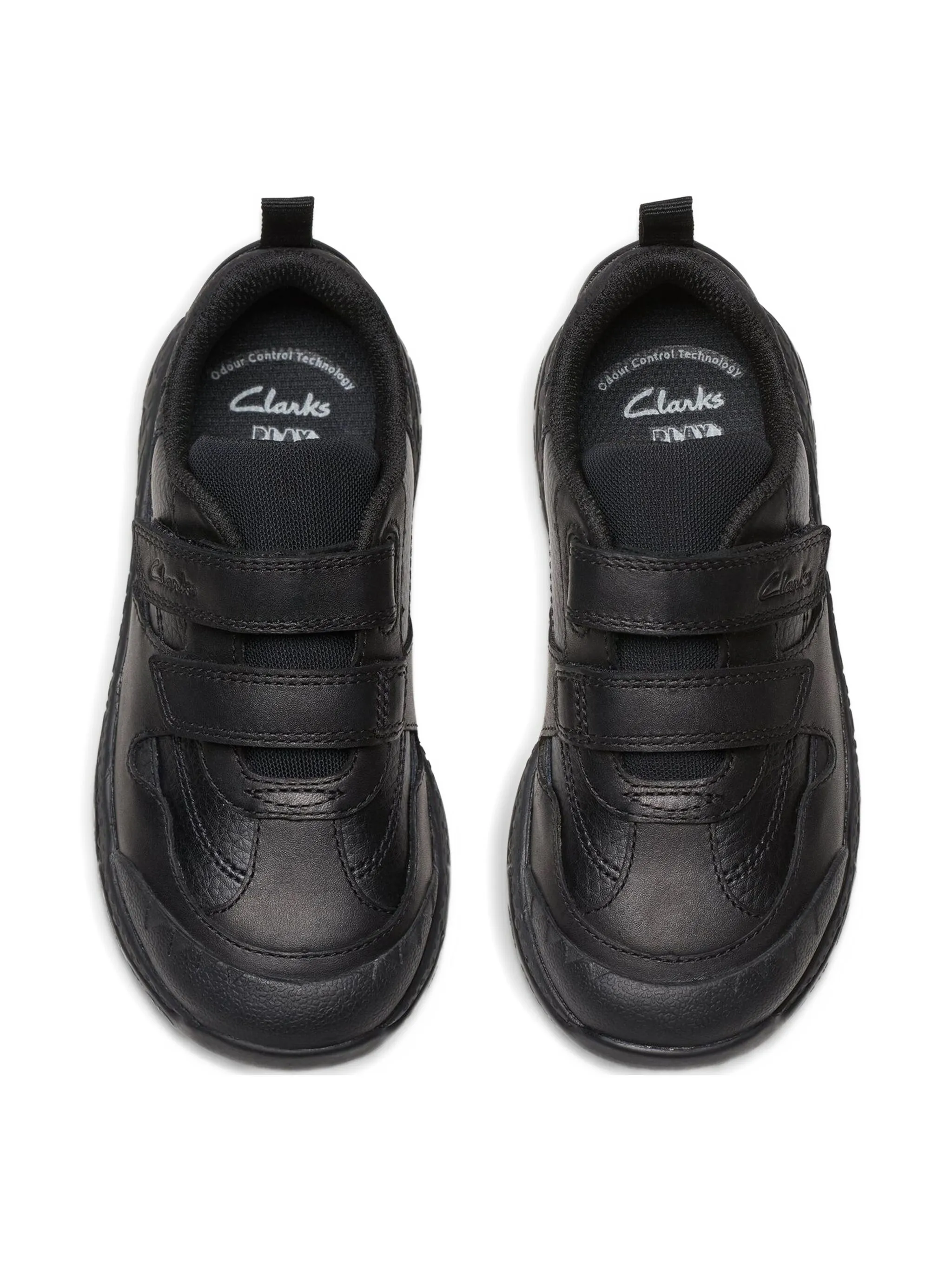 Кроссовки Steggy 2 Pace на липучках Clarks Kids, черный — фото 3