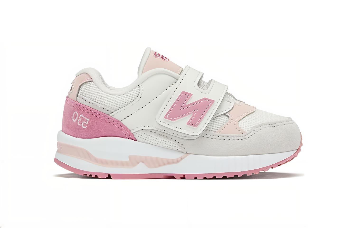 Кроссовки New Balance 530 устойчивые к истиранию низкие для малышей розовые — фото 2