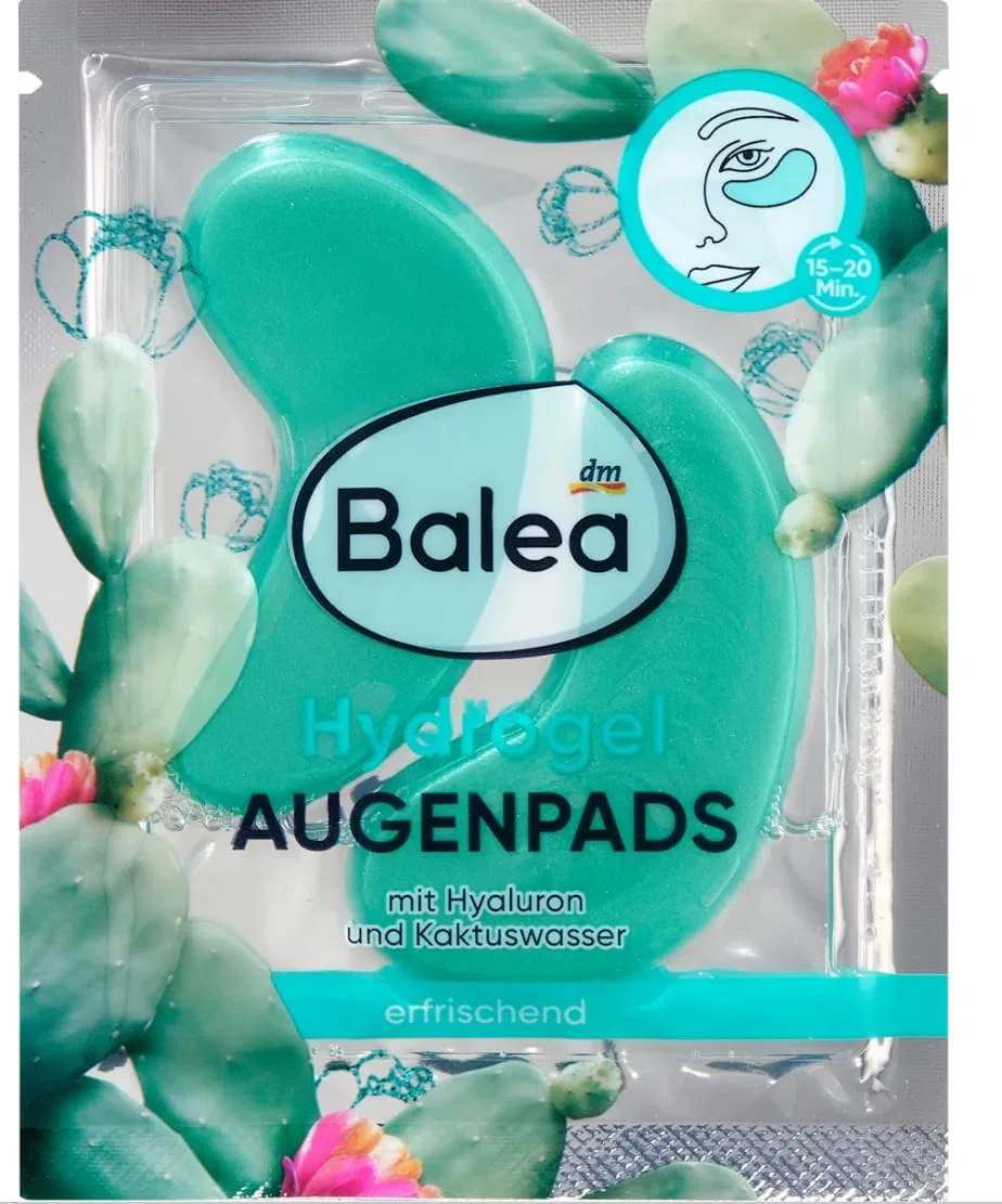 Набор Balea Hyaluronic Care: лосьон 200 мл, маска 16 мл, патчи для глаз 2 шт. + массажная щетка Balea Professional — фото 3
