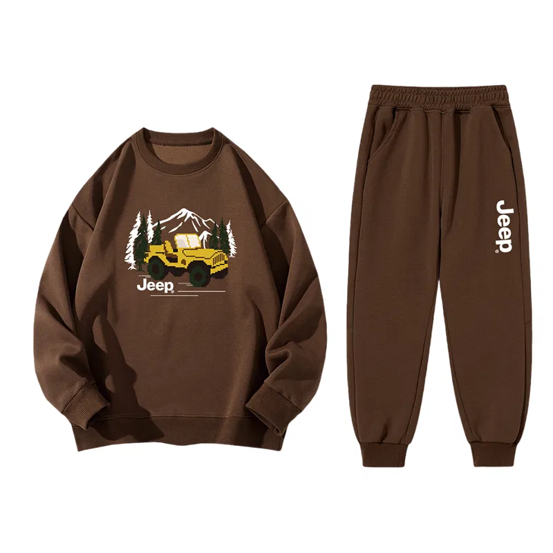 Повседневная спортивная одежда для подростков Jeep, Coffee