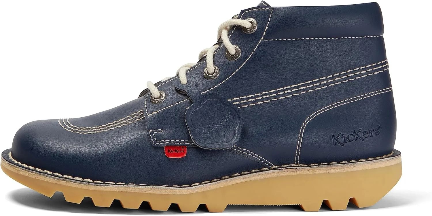 Ботинки Kickers Unisex Kick Hi Vegan Synt Au Blk Ankle Boots, темно-синий — фото 2