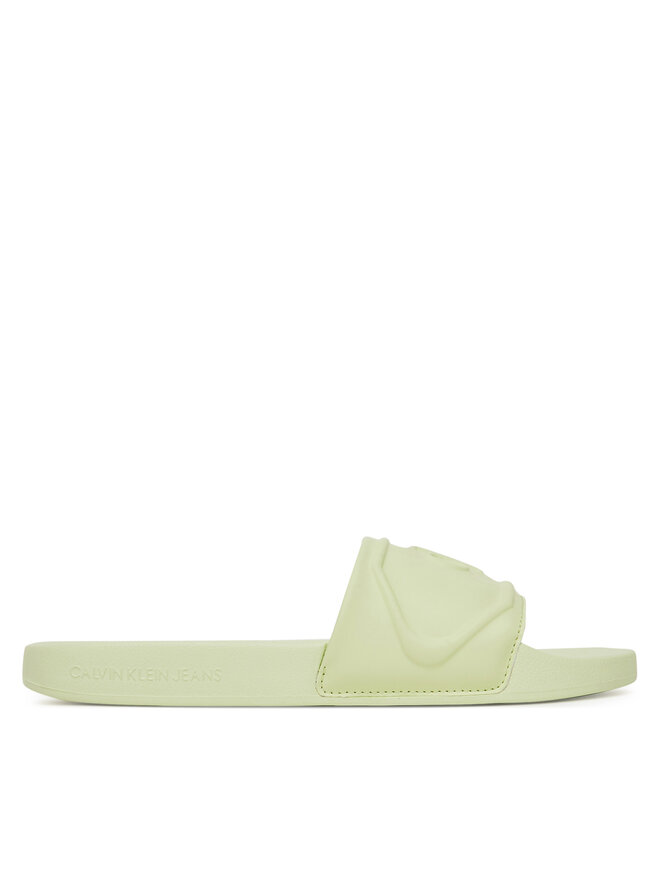 Мюли Slide Pu Hf Mg YW0YW01879 Calvin Klein Jeans, зеленый