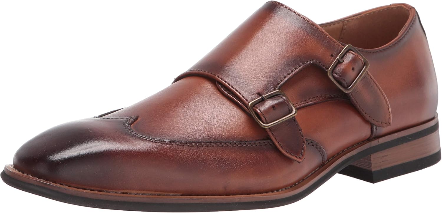 

Мужские слипоны La Milano с двойной пряжкой Monk Strap, с закрытым носком, из кожи, оксфорды, формальные, деловые, повседневные, удобные туфли для мужчин