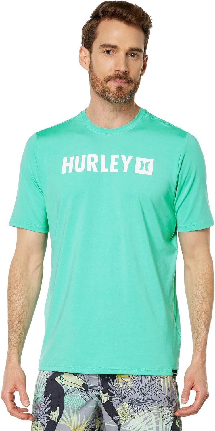 

Плавки Hurley Hybrid UPF Short Sleeve Surf Tee, цвет Fiji