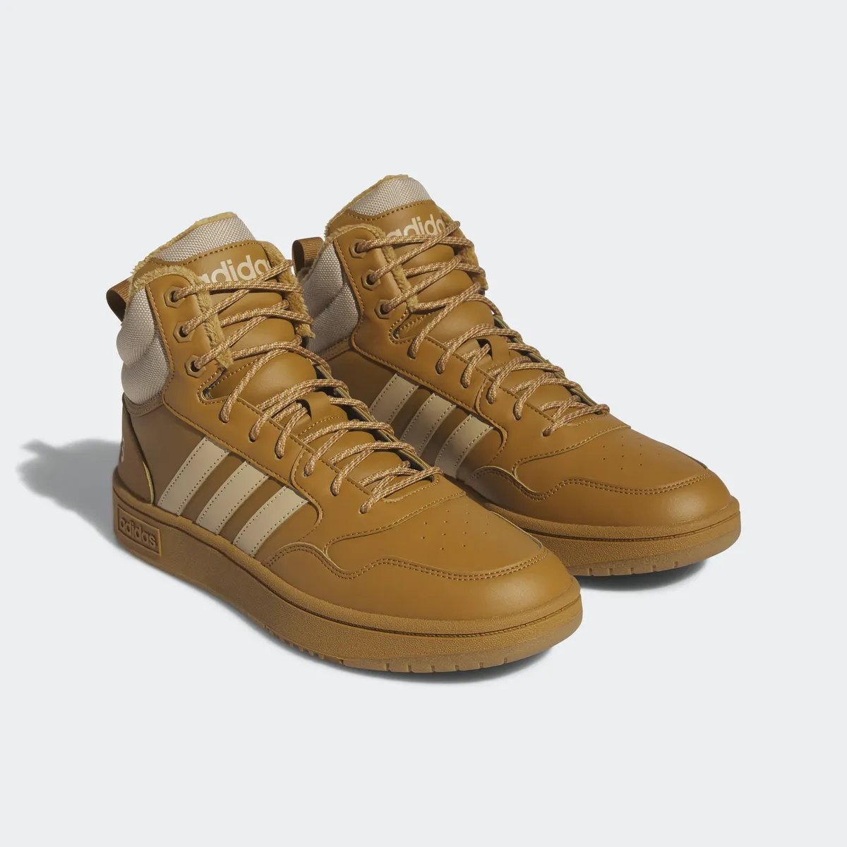 

Спортивные кроссовки adidas "HOOPS 3.0 MID LIFESTYLE BASKETBALL CLASSIC МЕХОВАЯ ПОДКЛАДКА ЗИМНИЕ" Adidas Sportswear, бежевый