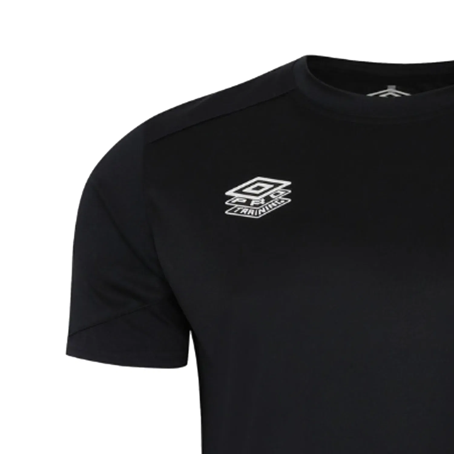 Футболка тренировочная с силиконовым логотипом Umbro, черный — фото 3