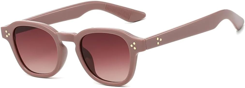 

Солнцезащитные очки для мужчин и женщин - защита UV400 - круглая оправа с градиентными линзами, идеально подходят для занятий спортом на открытом воздухе и вождения DSVIGF, Purple