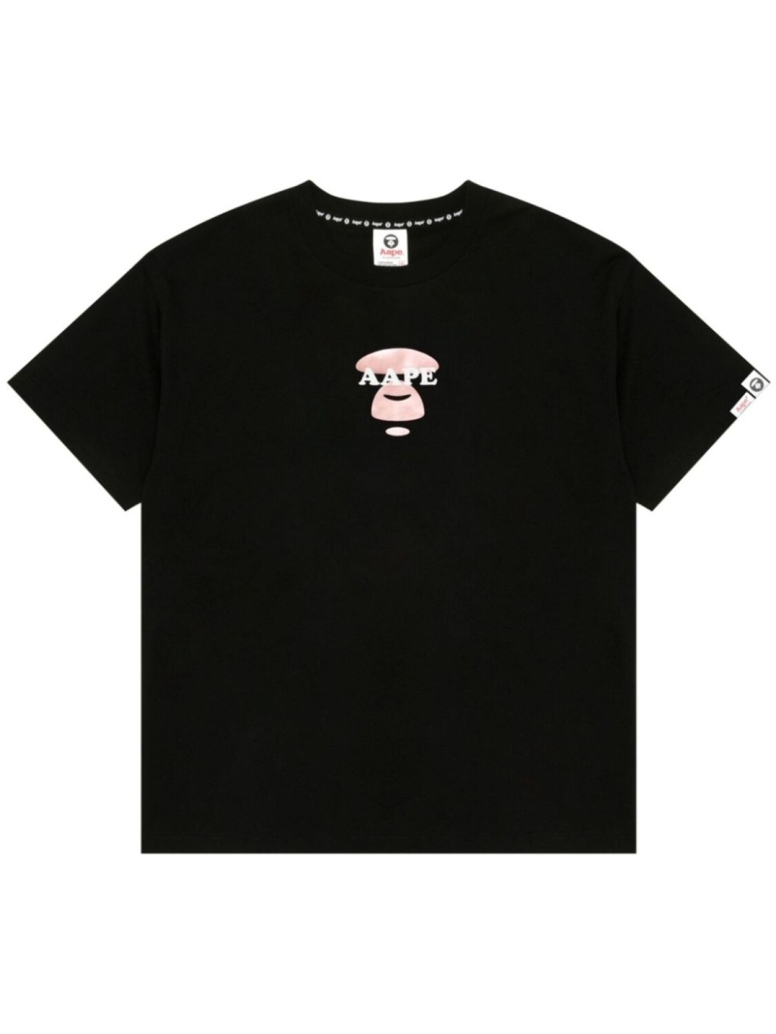 

Футболка с логотипом AAPE BY *A BATHING APE, черный