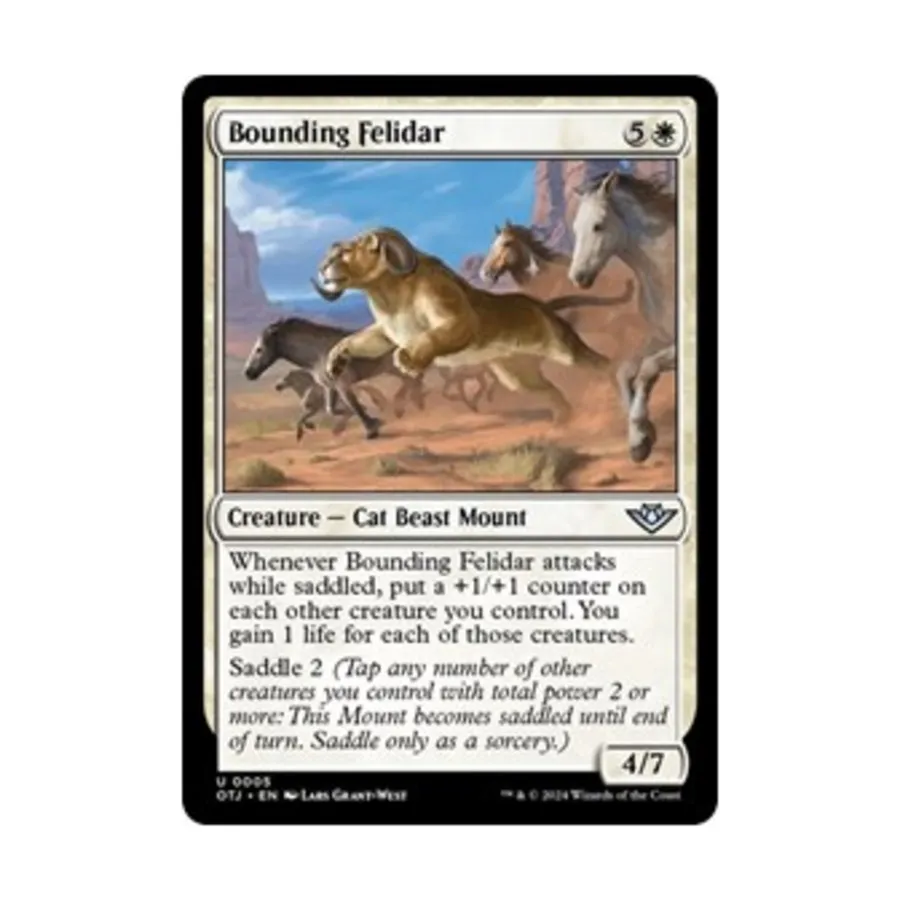 

CCG Ограничивающий Фелидар (U), MTG - Outlaws of Thunder Junction