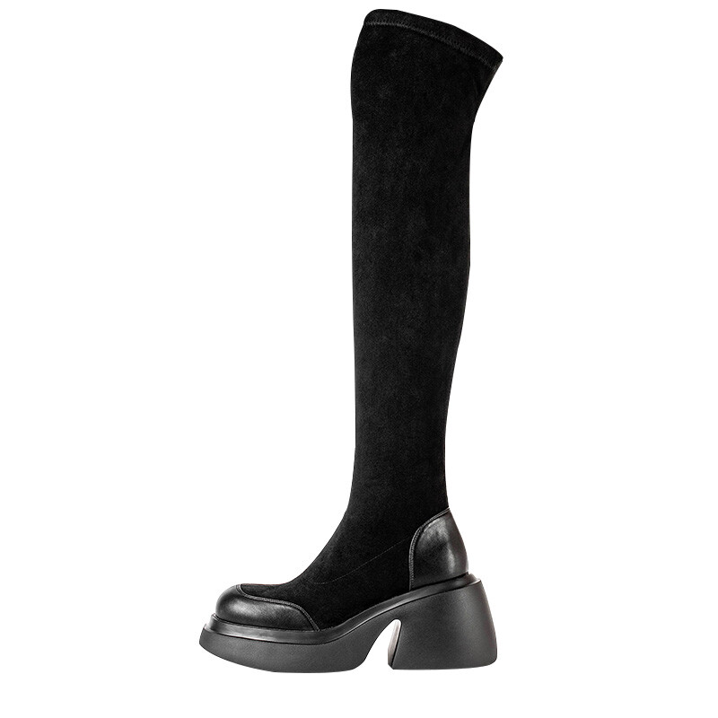

Сапоги женские Wonderful Couple, цвет Black Fleece-lined