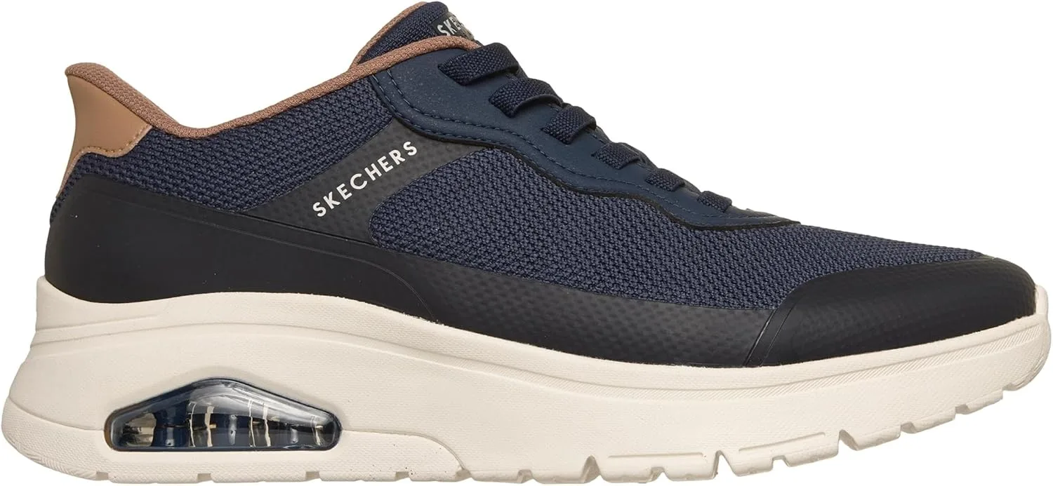 Мужские кроссовки Skechers UNO Flex Step N Knit, темно-синий — фото 4
