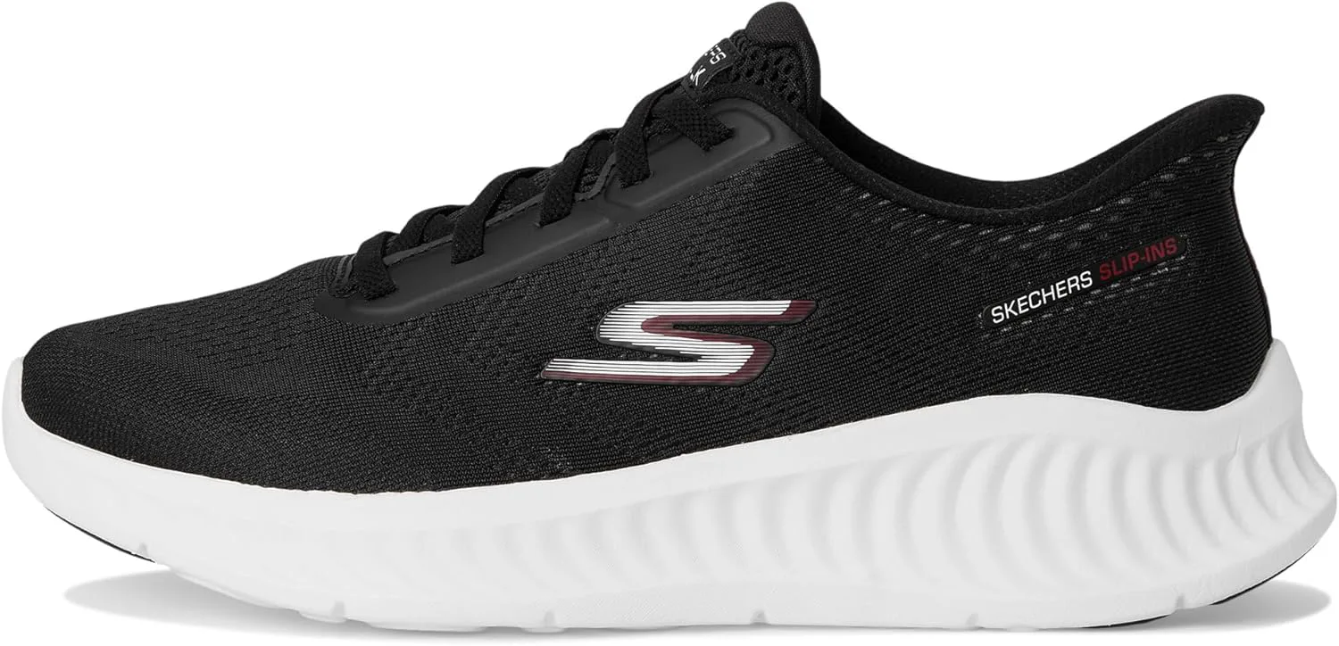 Мужские слипоны Skechers Hands Free Go Walk Now - кроссовки Payton, черно-белый — фото 4