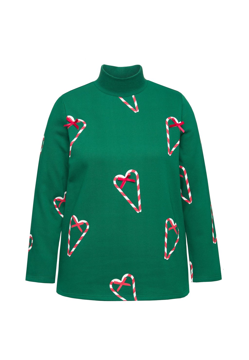 

Толстовка CANDY CANE GRAPHIC Ulla Popken, зеленый