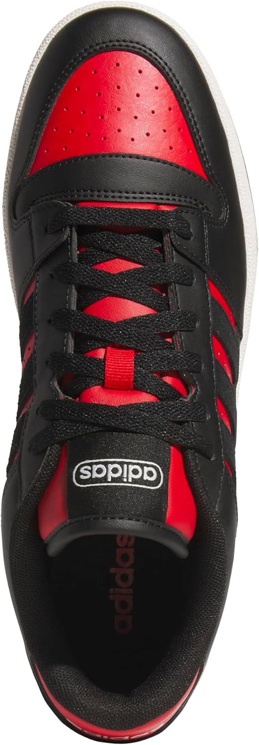 Кроссовки Adidas Унисекс-Взрослые Break Start, белый/черный/красный — фото 2