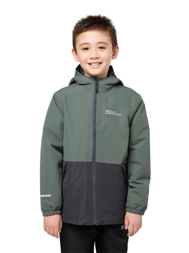 

Зимняя куртка Jack Wolfskin Winterjacke Snowy Days, цвет Grün/Schwarz