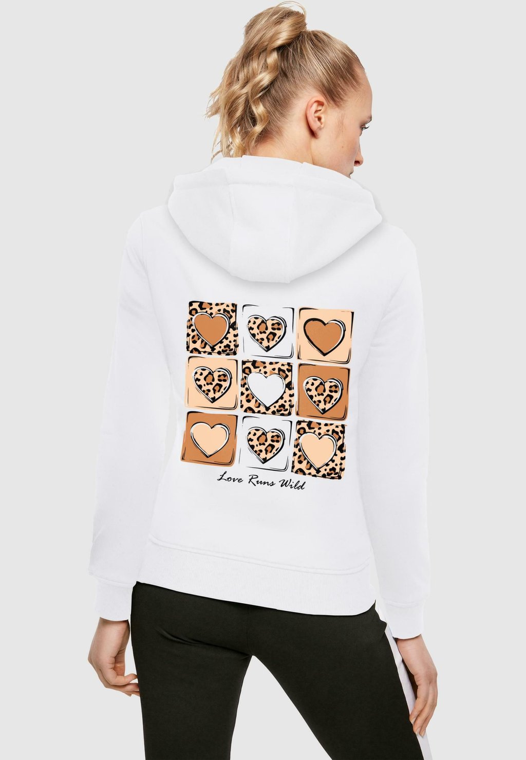 

Толстовка LOVE RUNS WILD - Hoodie Merchcode, белый