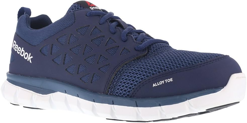 Мужские кроссовки Reebok Work Sublite Cushion с электрозащитным носком из сплава - черные — фото 4