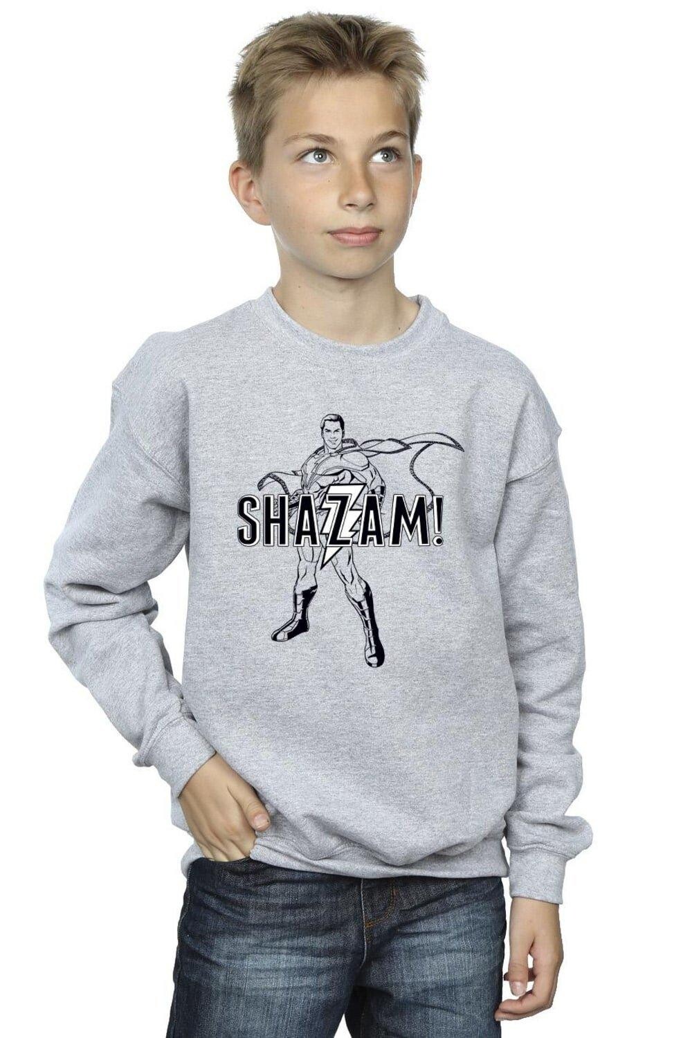 

Толстовка с контуром Shazam DC Comics, серый
