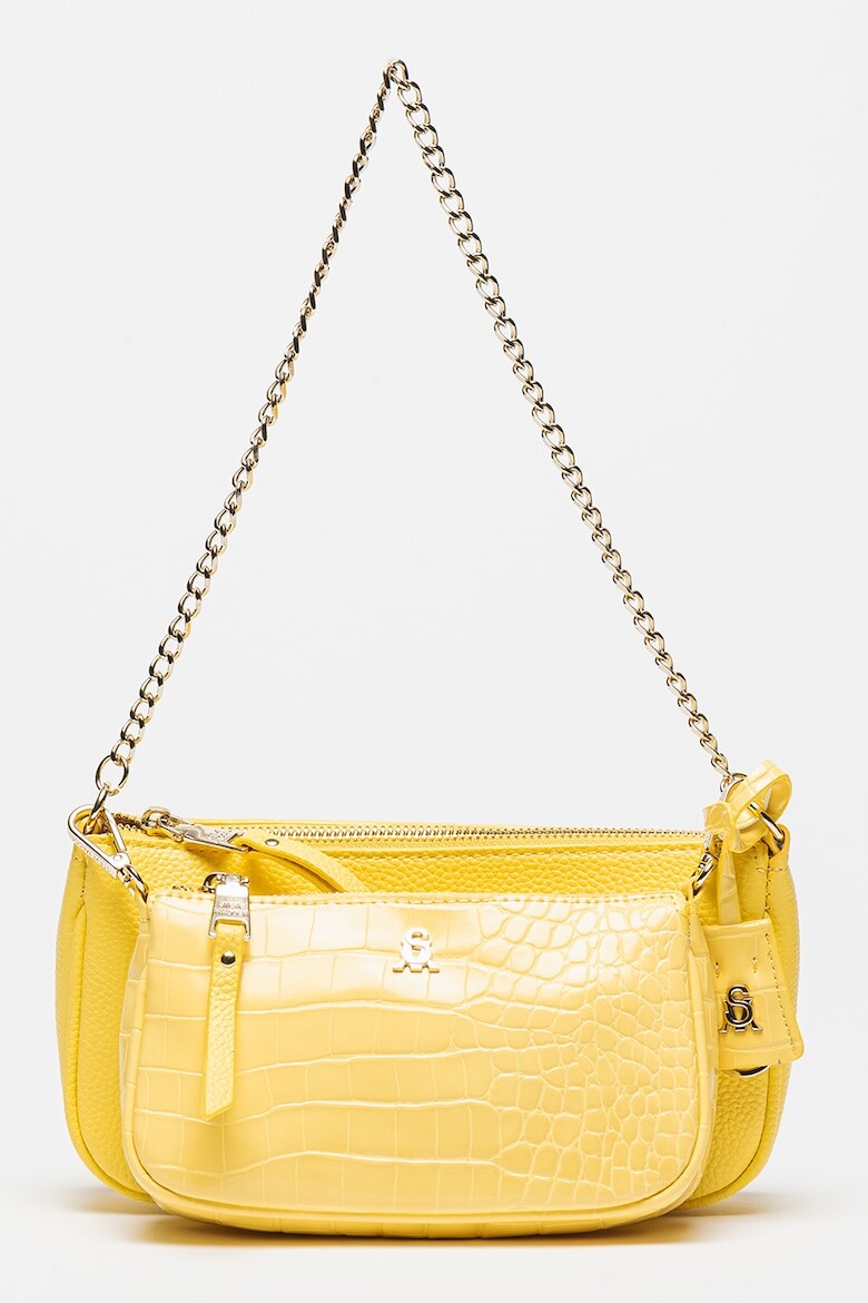 

Срочная сумка из эко кожи Steve Madden, желтый