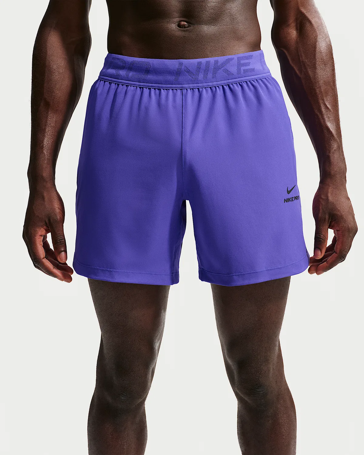 Мужские шорты Nike Pro Training Dri-FIT 6", Persian Violet/Black — фото 2