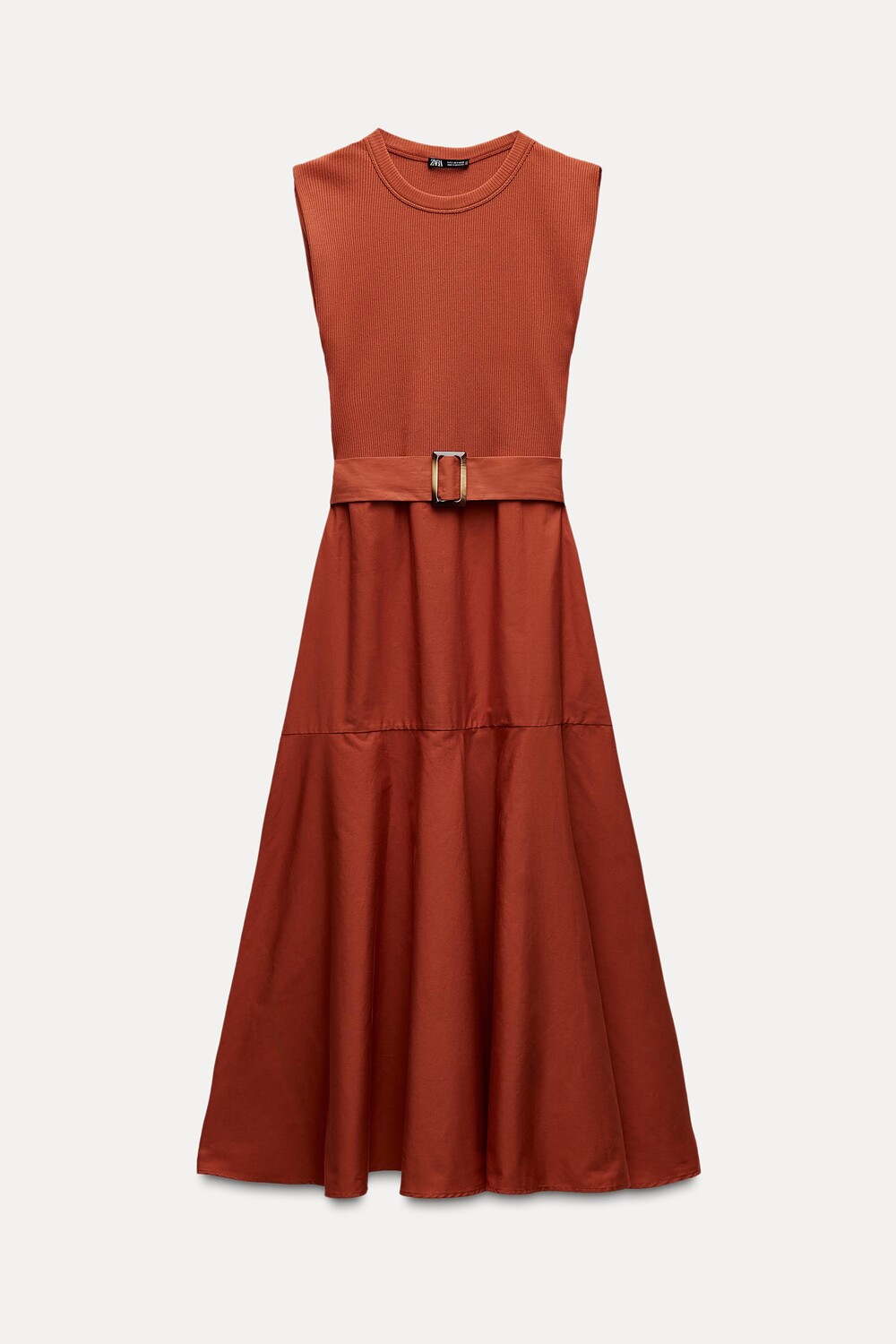 

Платье Zara Matching Belt, оранжевый