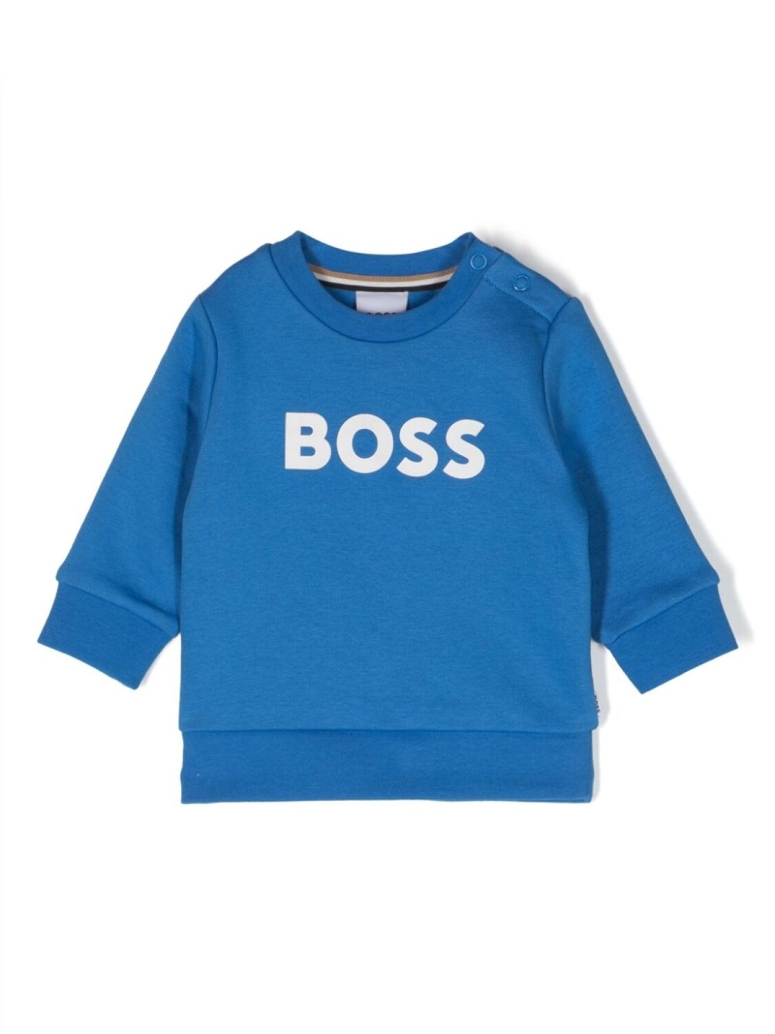

BOSS Kidswear толстовка с логотипом, синий