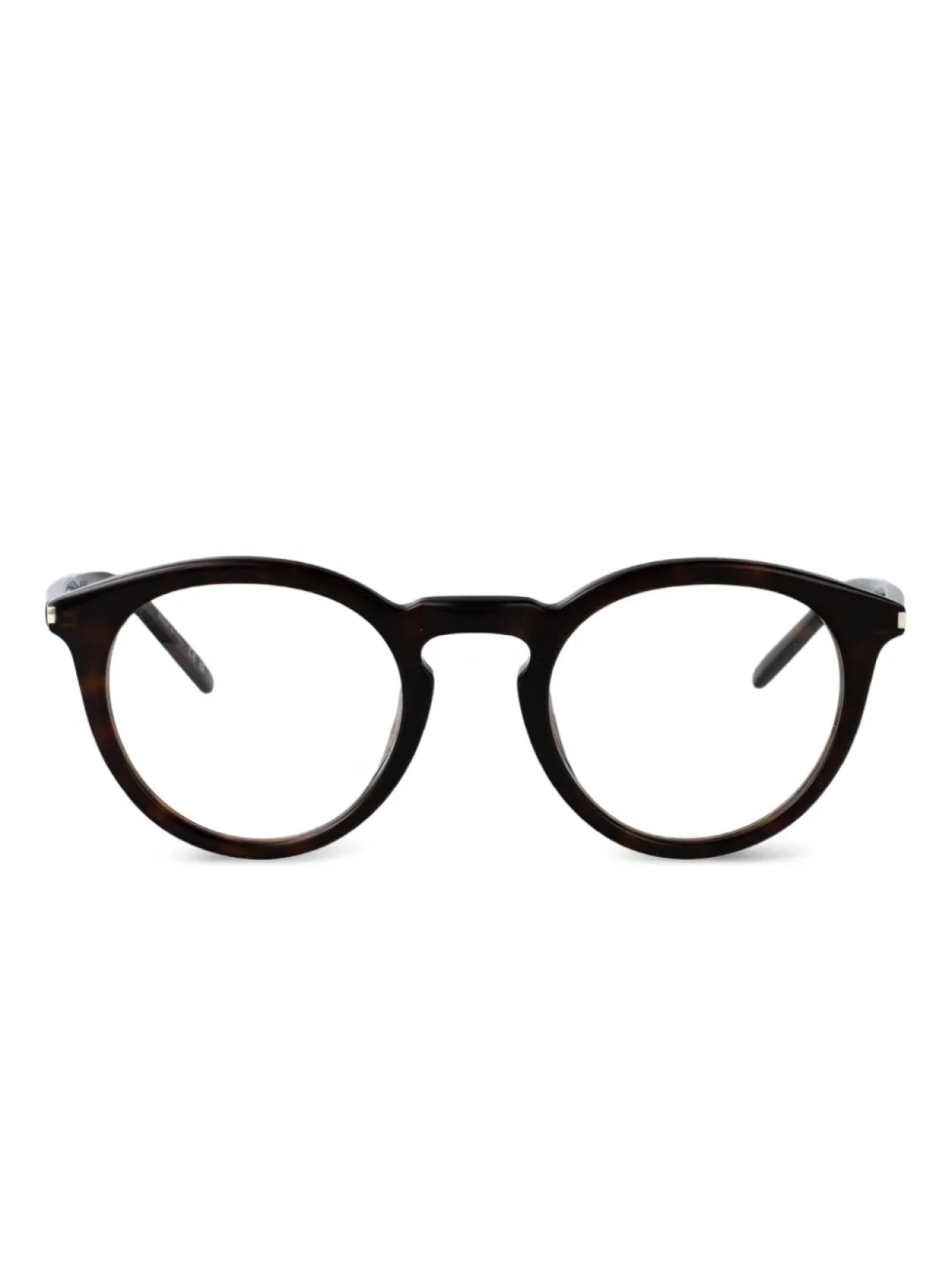 

Saint Laurent Eyewear round-frame очки, коричневый